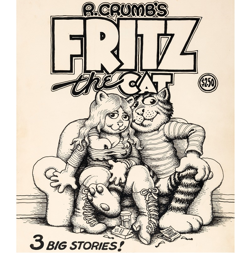 Robert Crumb S Fritz The Cat Artwork Sets New World Record Price