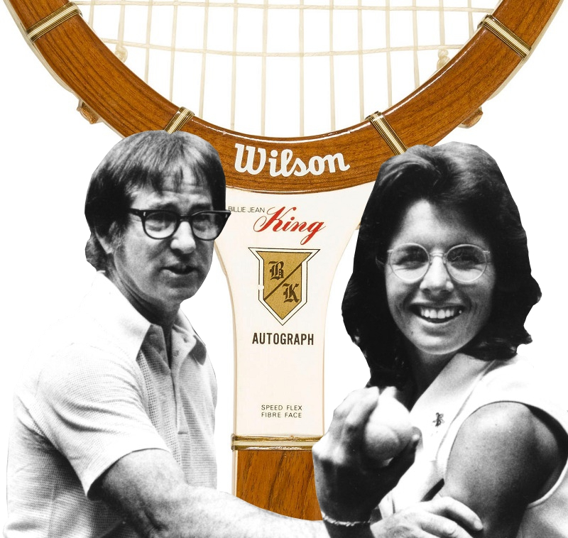 Battle Of The Sexes  Retro Billie Jean King Bobby Riggs T-Shirt