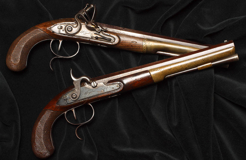 Alexander Hamilton duelling pistols