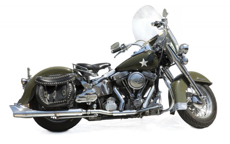 Arnold Schwarzenegger's Harley Davidson motorcycle 
