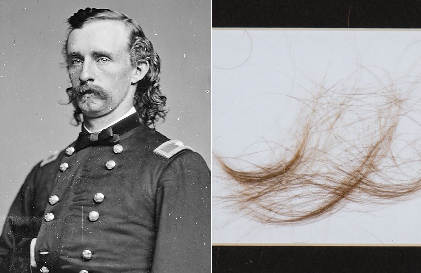 General Custer's hair
