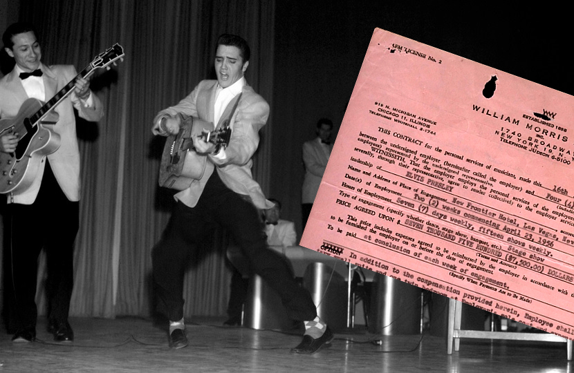 Elvis Presley frontier hotel 1956