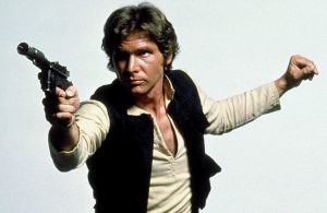 Han Solo and his trusty blaster