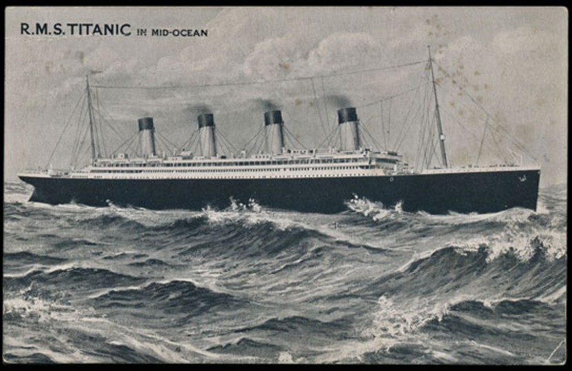 Titanic Postcard Auction