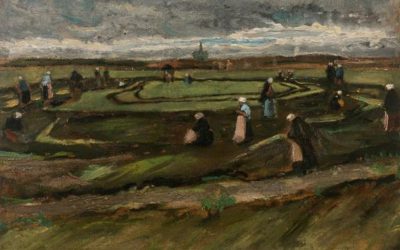 early landscape painting by Vincent van Gogh