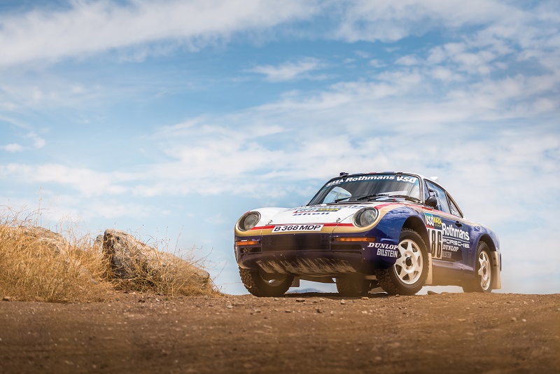 Porsche developed the 4-wheel drive to survive the gruelling off-road conditions of the dessert race