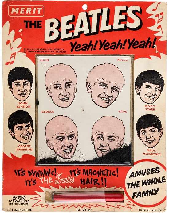 The Dailey collection includes weird and wonderful examples of Beatles memorabilia, such as this magnetic hair game