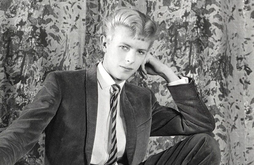 David Bowie, as a 16-year-old saxaphone player with The Konrads