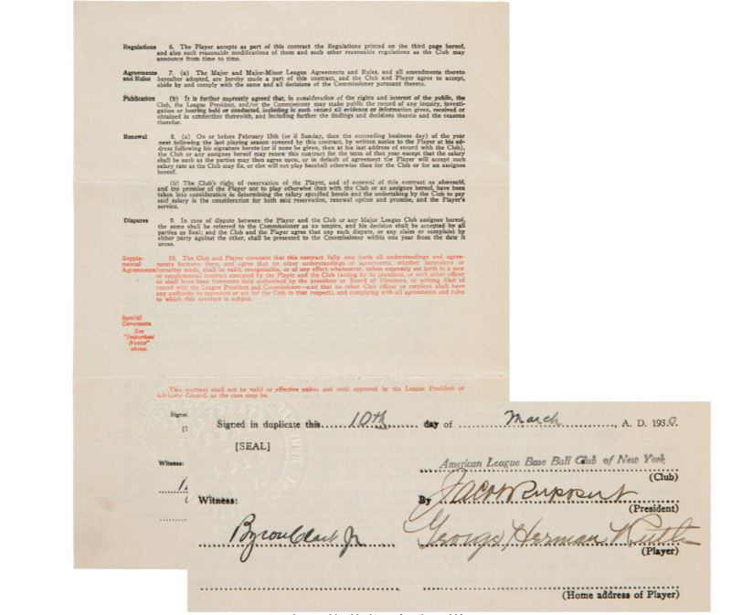 Babe Ruth Document 