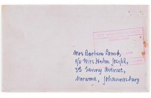 Mandela wrote the letter from his prison cell on Robben Island in 1974