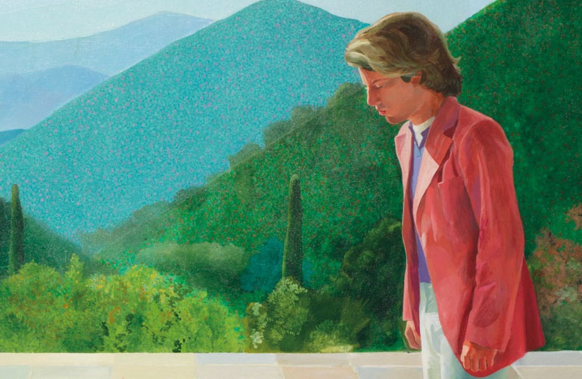 Hockney's iconic 1971 painting will be offered with an estimate of $80 million