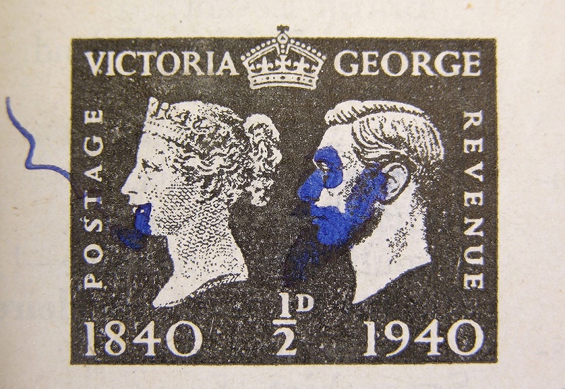 Lennon's anti-authoritarian streak is evident in the doodles he added to Queen Victoria and King George VI 