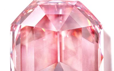 The 'Pink Legacy' diamond weighs in at an enormous 18.96 carats