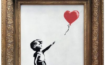 The original painting Girl With Balloon sold for a record £1.04 million - but then...