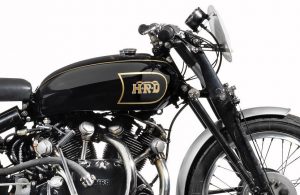 The Vincent Black Lightning, known as the 'Holy Grail' for many motorcycle collectors