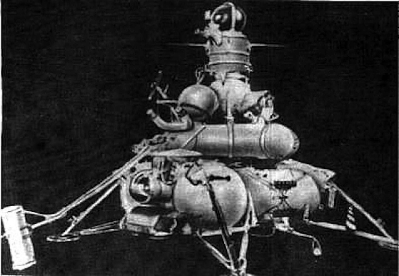 The original Luna-16 probe, which landed on the Moon on September 20, 1970