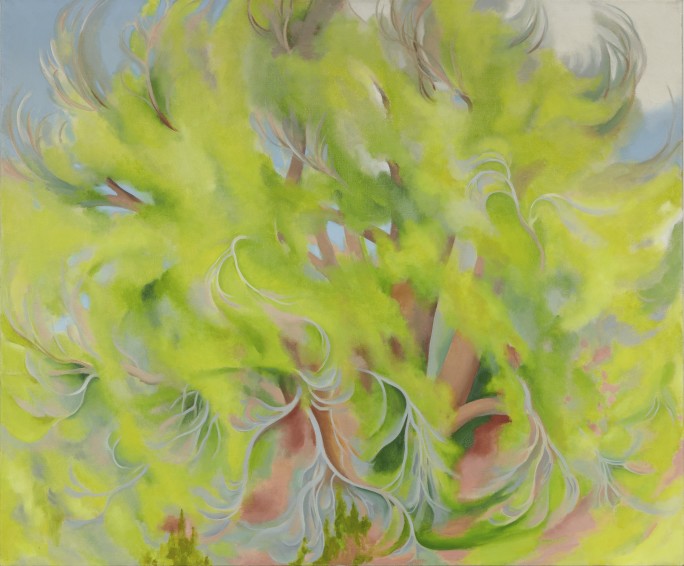 Georgia O’Keeffe's 'Cottonwood Tree in Spring' (1943)