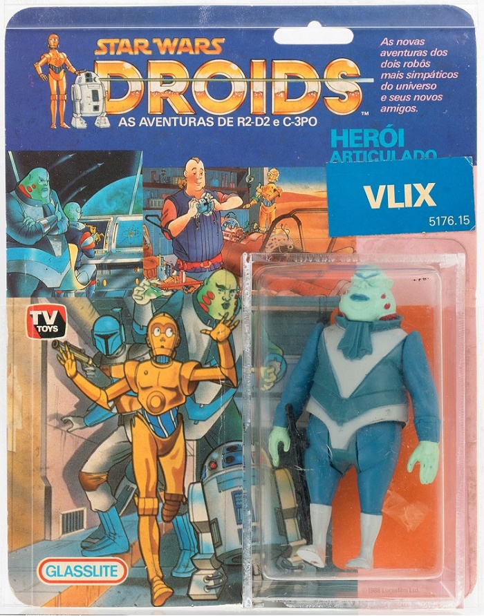 It's thought that there are less than 30 Vlix figures still in their original packaging 