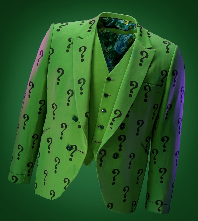 Frank Gorshin's Riddler jacket, worn in the show's very first episode 'Hi Diddle Riddle'