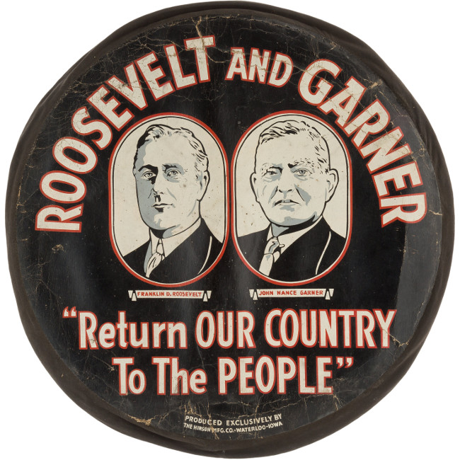 Roosevelt Garner Tire Cover 