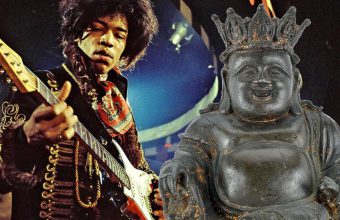 Jimi Hendrix's Ming Dynasty Buddha statue will be offered at RR Auction in Boston this week.