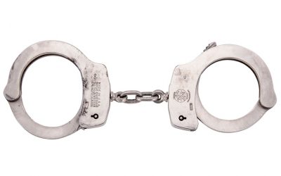 The handcuffs were used during Oswald's capture and arrest at the Texas Theater