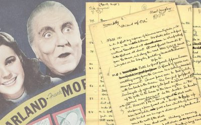 The original handwritten first draft script for The Wizard of Oz will hit the block at Profiles in History on December 11-14