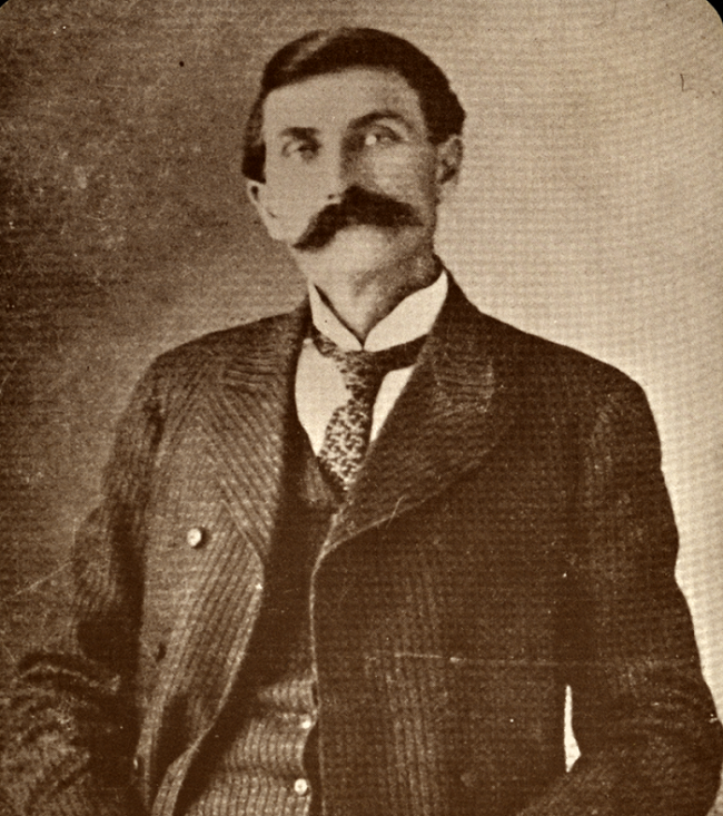 Sheriff Pat Garrett, the famous Old West lawman who tracked down and killed Billy the Kid in July 1881.