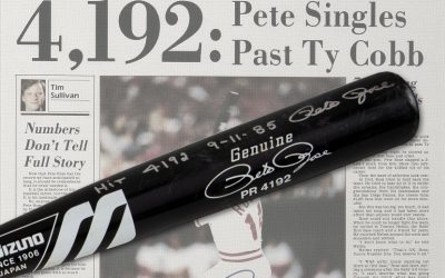 Pete Rose's historic 4,192nd hit bat could sell for more than $600,000 at Heritage next month