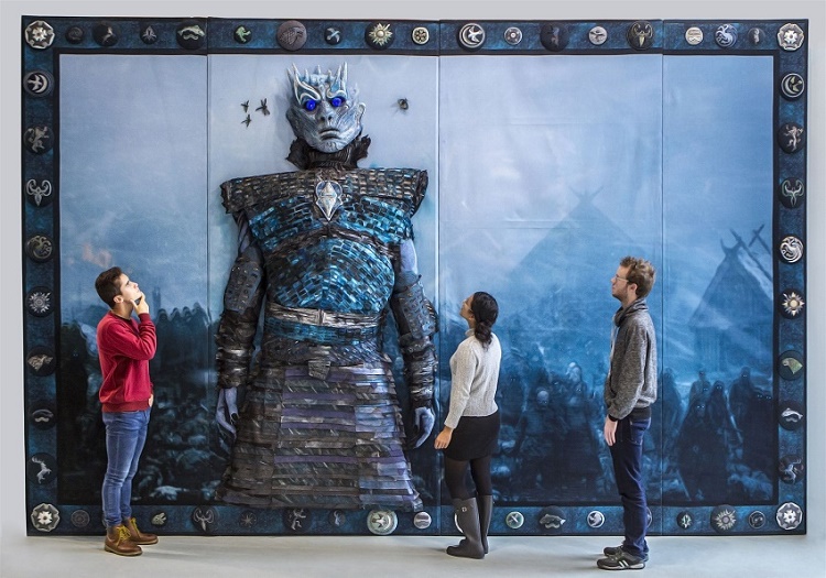 A monumental Game of Thrones embroideredpanel 