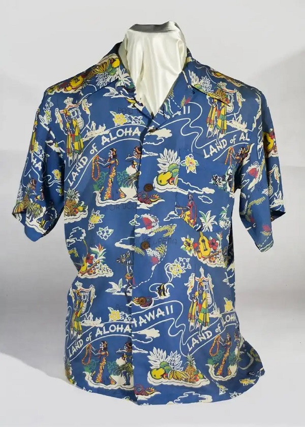 John F. Kennedy's Aloha shirt, estimated at $15,000 - $20,000