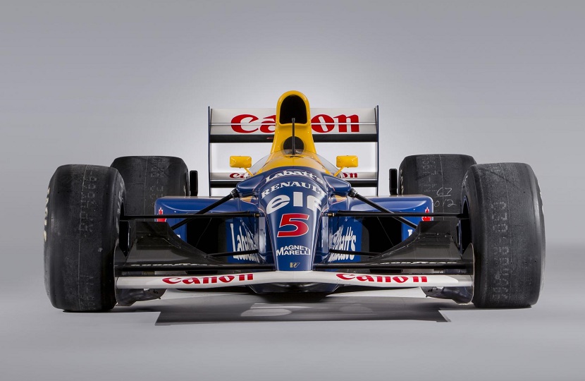 Mansell drove the car to victory in the first five races of the 1992 season