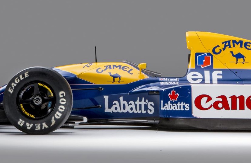 Nigel Mansell's 1992 championship-winning F1 car to sell at Bonhams