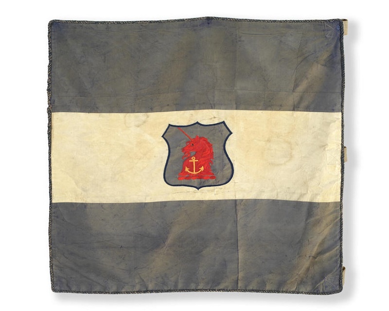 Eric Marshall's personal sledge flag, which sold for £75,000 ($96,700) 