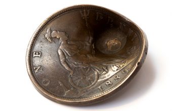 The penny miraculously saved the life of a British soldier by deflecting a German bullet aimed at his heart