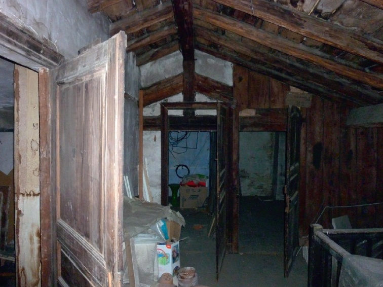The attic in Toulouse where the painting was discovered