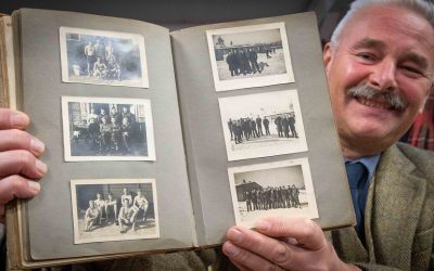 The journal of RAF Flight Lieutenant Vivian Phillips features photos and his account of life as a POW at Stalag Luft III