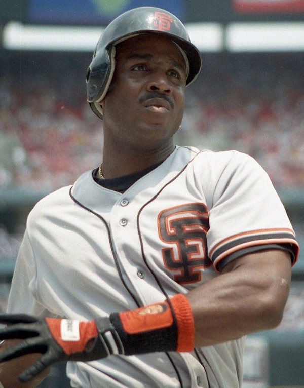 Barry Bonds, pictured playing for the San Francisco Giants in 1993