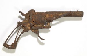 This rusted revolver is believed to be the gun which killed Vincent Van Gogh in July 1890