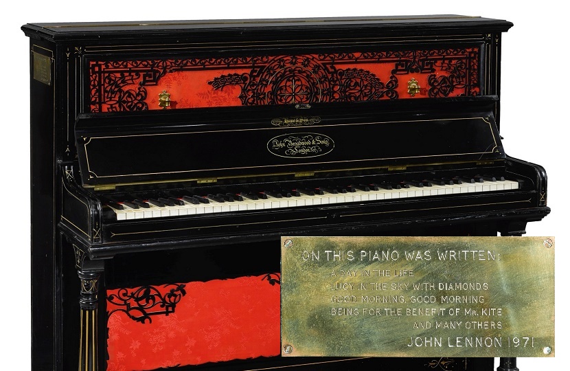 Lennon used the piano to compose some of his most famous songs on Sgt Pepper's Lonely Hearts Club Band