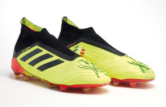 Paul Pogba's match-worn boots from the 2018 World Cup final