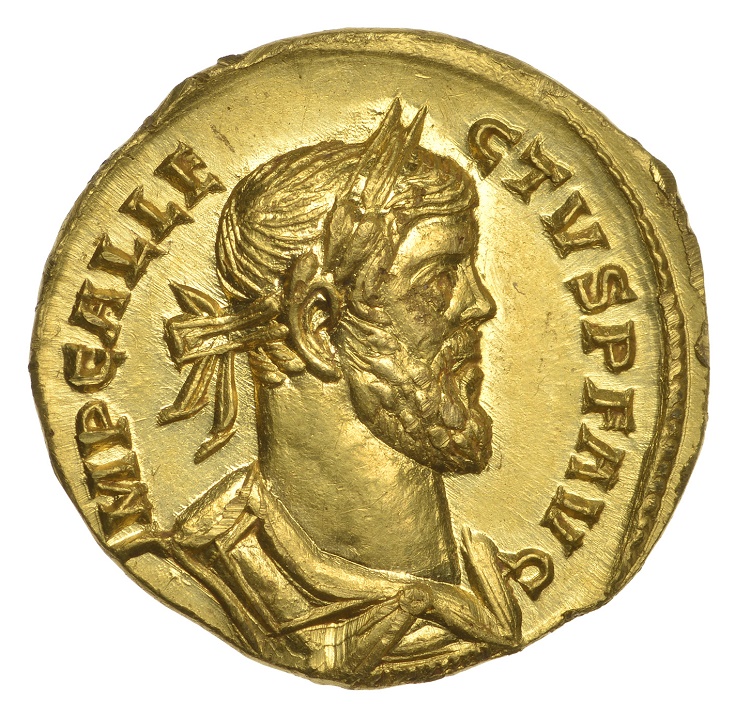 Just 24 gold coins from the brief reign of Allectus have ever been discovered 