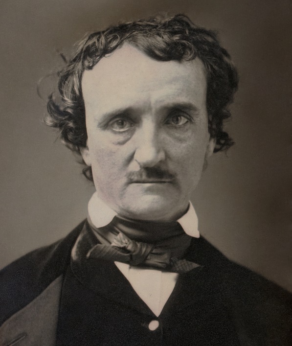 Edgar Allen Poe as photographed in 1849, just a few months before his mysterious death 