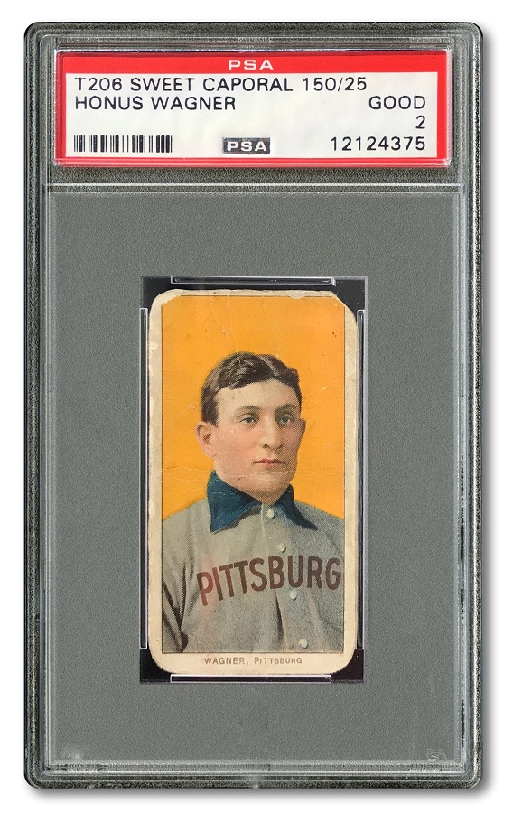 The T206 Honus Wagner card is the most iconic and valuable pre-war baseball card in the world, with less than 60 copies known to exist