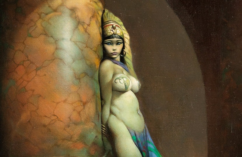 Egyptian Queen (1969) by Frank Frazetta