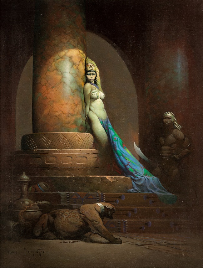 Frazetta's painting is expected to sell for over $5 million when it goes up for sale in Chicago on May 16-18 