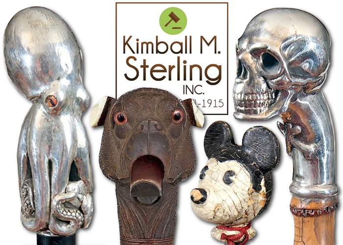 kimball sterling antique cane sale of the week
