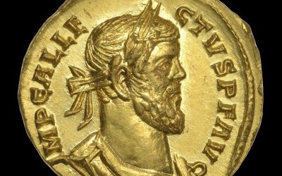 A gold aureus of Allectus coin, which sold at Dix Noonan Webb for £552,000