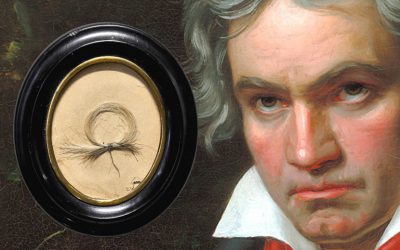 beethoven's hair to auction at sotheby's