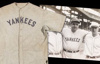 babe ruth jesry sold for world record $5.64 million at auction